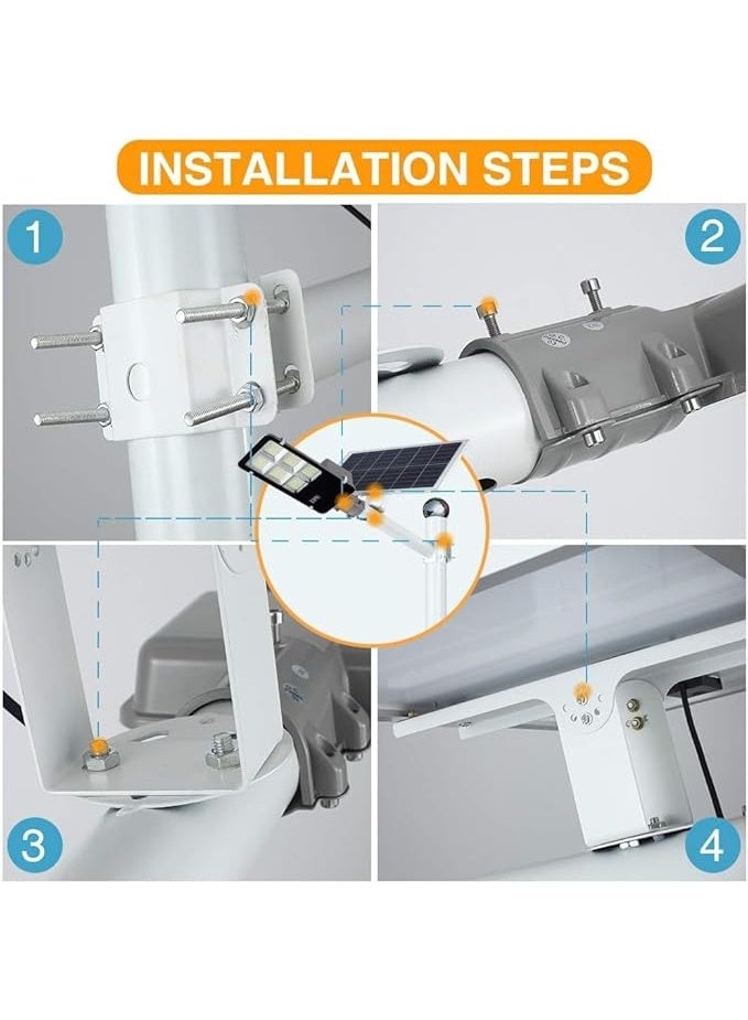 شروق الشمس مصابيح الشوارع الخارجية LED بالطاقة الشمسية بقوة 5000 واط - Image 4