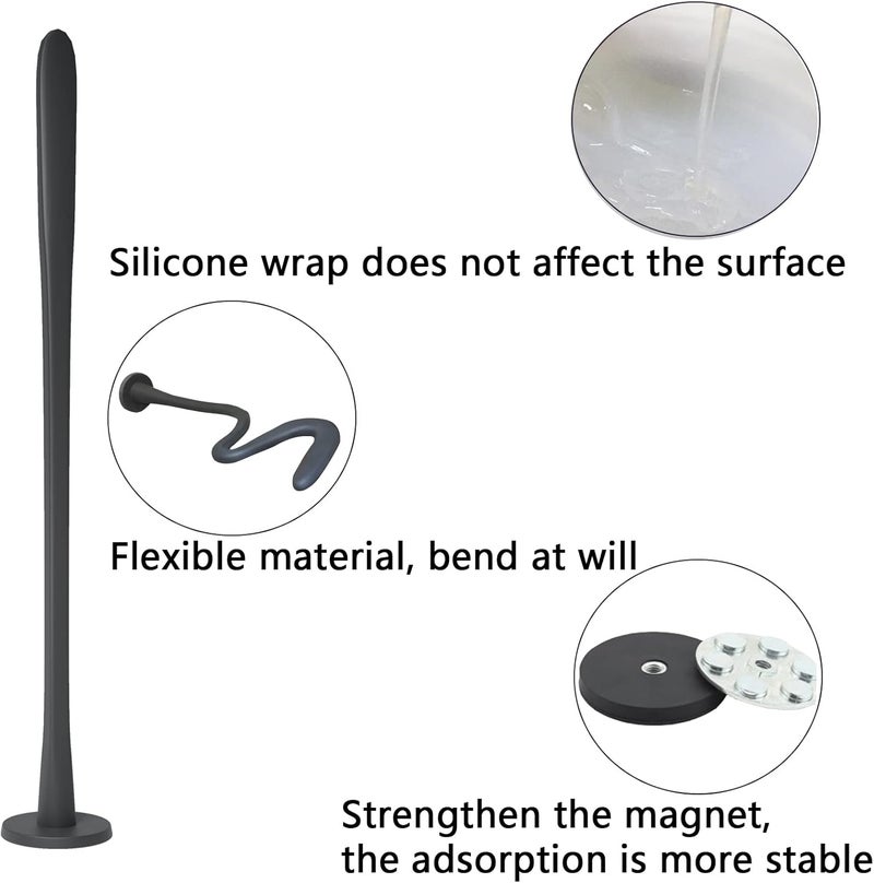 SuperJpsor Multifunction Laundry Door Post, Front Load Washer Door Prop Can Be Used As Air Circulation Washing Machine Door Prop, Dryer Door Prop Open Heat Dissipation, washer door stopper, ​Etc. (black) - Image 3