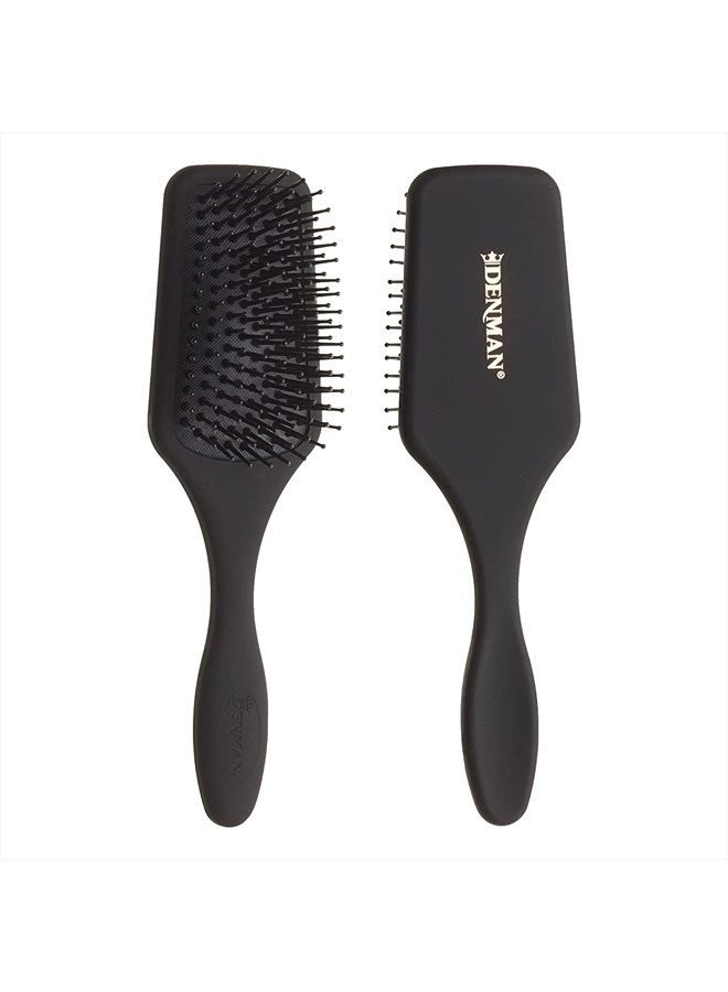 DENMAN D84 Small Paddle Cushion Hair Brush for Blow-Drying & Detangling - Comfortable Styling, Straightening & Smoothing - Image 1