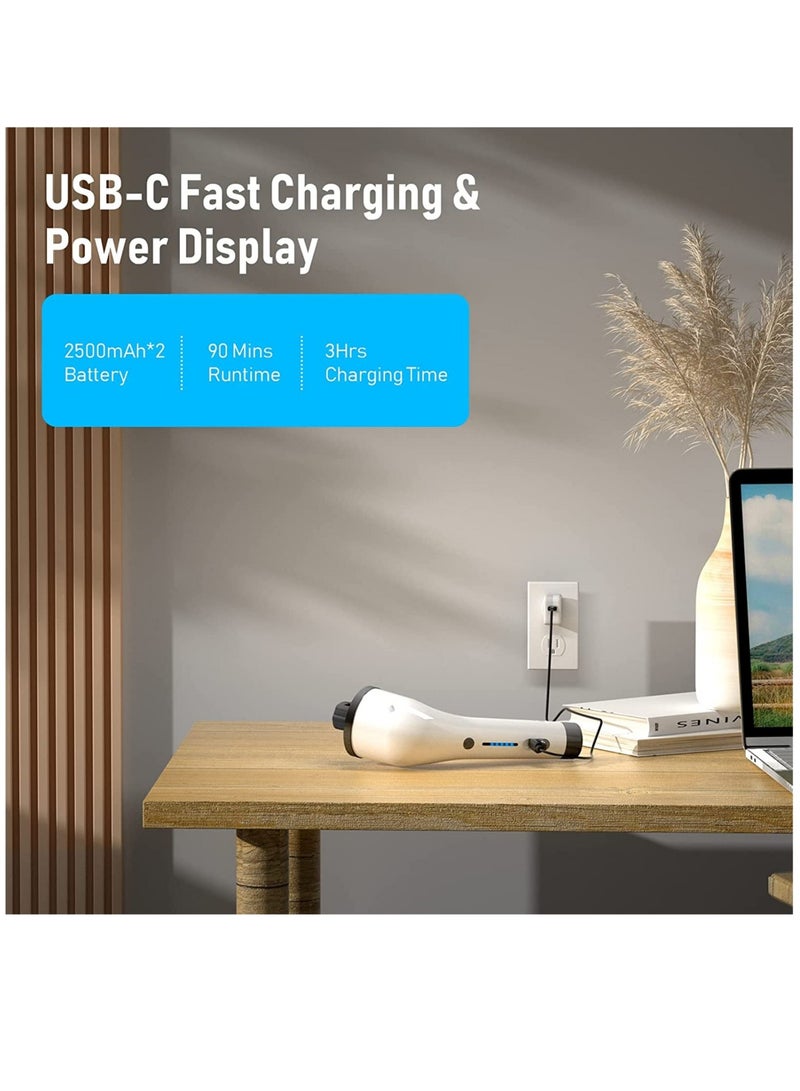 فرشاة تنظيف كهربائية متعددة الاستخدامات 8 في 1 - فرشاة تنظيف USB للشحن للحمام وأداة تنظيف المطبخ وفرشاة تنظيف منزلية  - Image 3