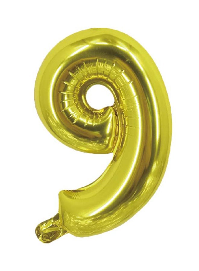 9 Number Decorative Foil Balloon For Party 16inch 