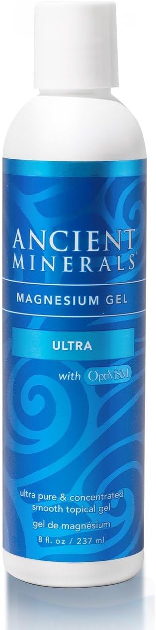 Ancient Minerals Magnesium Gel Plus Ultra with OptiMSM 8oz 237ml Ancient Minerals - Image 1