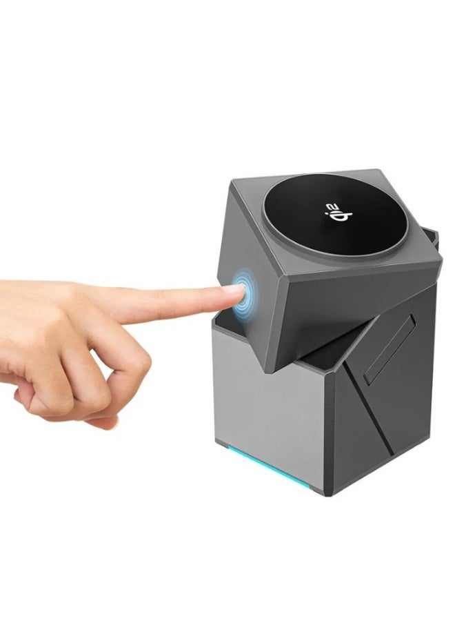 شاحن لاسلكي مغناطيسي Legend Pro 3 في 1 محطة شحن سريعة للهاتف والساعات وسماعات الأذن تصميم دوار تلقائي وقابل للظهور - Image 5