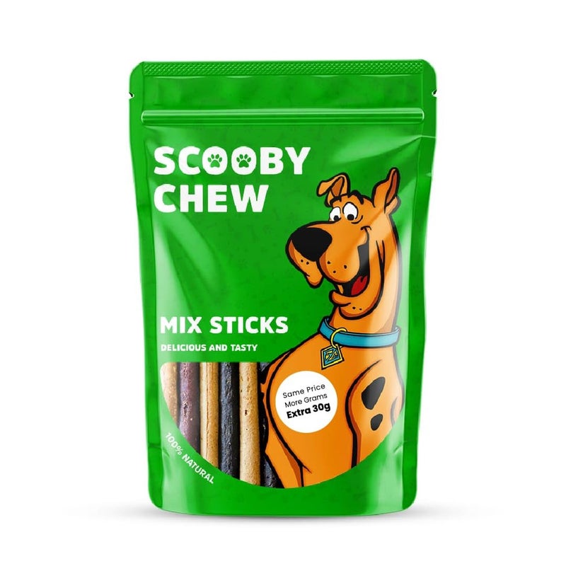 سكوبي تشو عصي سكوبي تشو ميكس ستيكس 150 جرام مكافآت للكلاب - Image 1