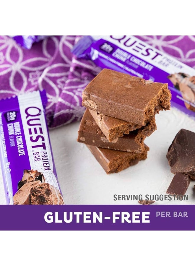 Quest Protein Bar Double Chocolate chunk Bar - Image 3