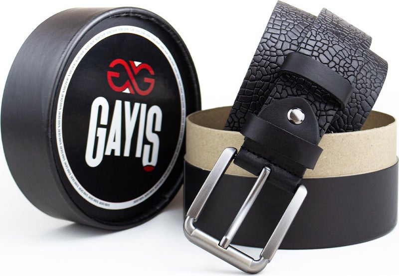 Gayış Gaış Special Boxed| Premium 100% Leather | Men's Denim-Fabric Trouser Belt | Italian Leather Belt  - Image 5