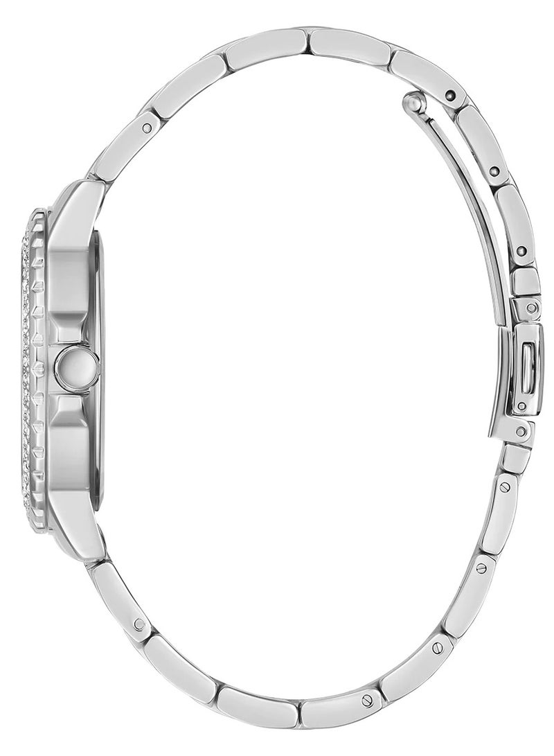 ساعة جيس للنساء بسوار ستانلس ستيل فضي - GW0410L1 - view 4