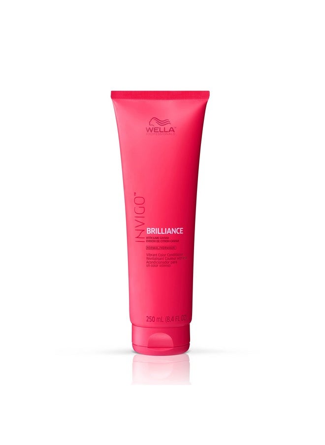 Wella Professionals Invigo Brilliance Conditioner For Colored Hair, 8.4 Oz (Pack Of 1) | Fine/Normal  - Image 1