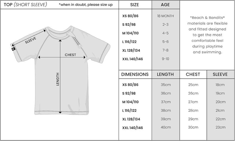 BEACH & BANDITS Beach&Bandits The Sunshine Gang UV Swim Tee - Size L - Image 3