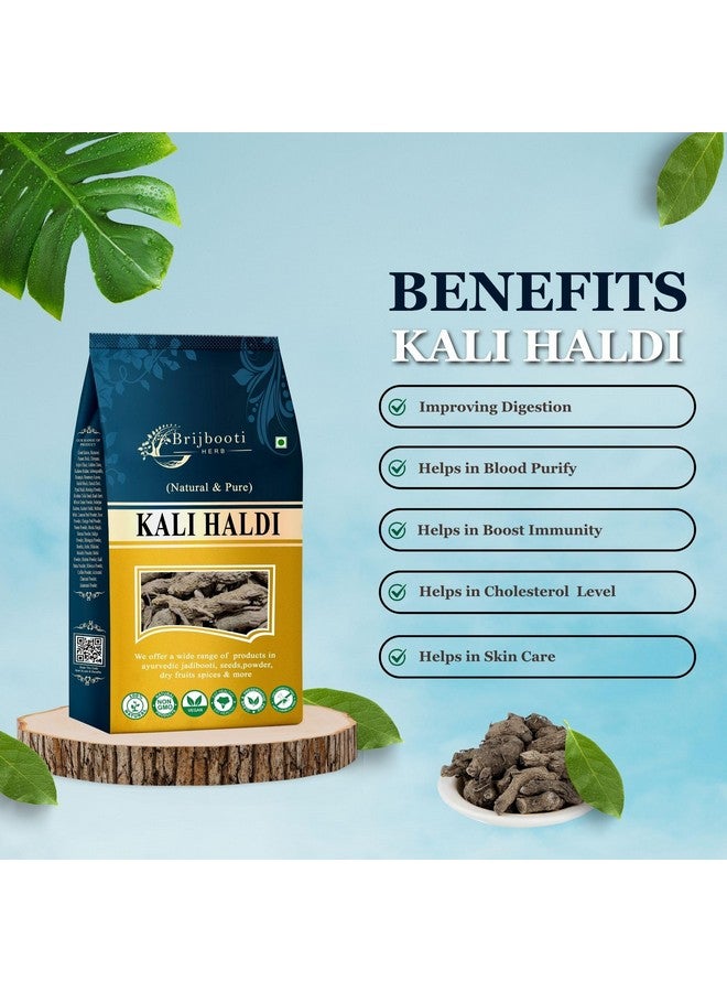 BrijBooti بريجبوتي كالي هالدي 400 جرام | كركم أسود - نركاشور - نار كاشور - نركتشور - كركم زيرومبت - جذر زيدواري - Image 2