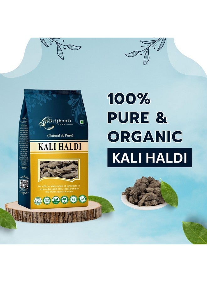 BrijBooti بريجبوتي كالي هالدي 400 جرام | كركم أسود - نركاشور - نار كاشور - نركتشور - كركم زيرومبت - جذر زيدواري - Image 4