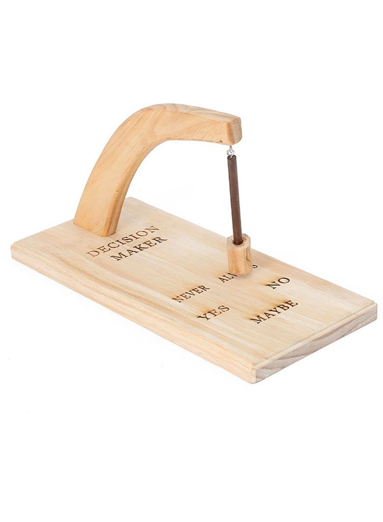 MileMelo Decision Maker, Standard Swing the Pendulum and Find the Answer to Your Question, Wooden Creative Oscillating Magnetic Selector, Choose the Best Gift for Difficulty Disorder.yes or No Pendulum  - Image 1