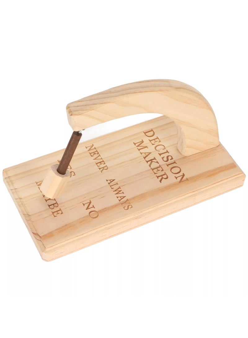 MileMelo Decision Maker, Standard Swing the Pendulum and Find the Answer to Your Question, Wooden Creative Oscillating Magnetic Selector, Choose the Best Gift for Difficulty Disorder.yes or No Pendulum  - Image 5