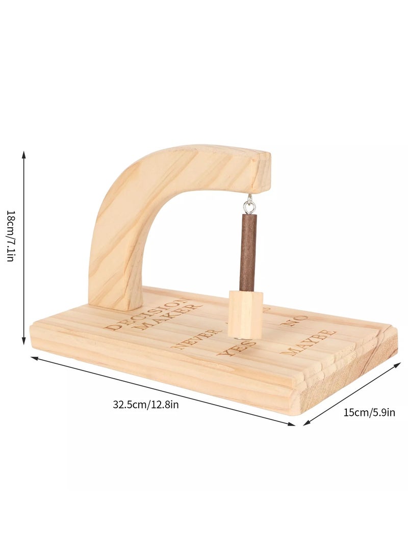 MileMelo Decision Maker, Standard Swing the Pendulum and Find the Answer to Your Question, Wooden Creative Oscillating Magnetic Selector, Choose the Best Gift for Difficulty Disorder.yes or No Pendulum  - Image 2