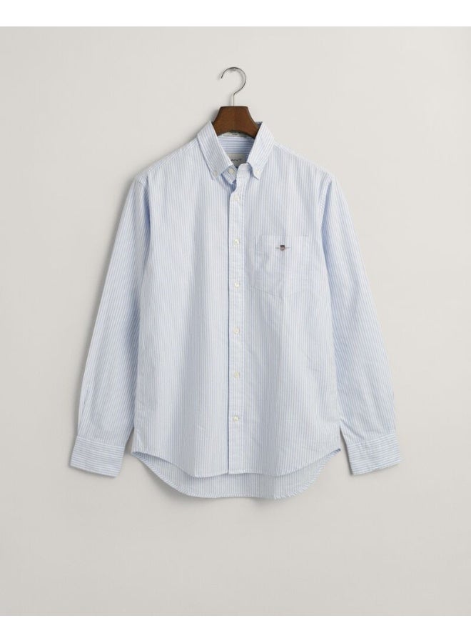 Gant Regular Fit Banker Stripe Classic Oxford Shirt - Image 2