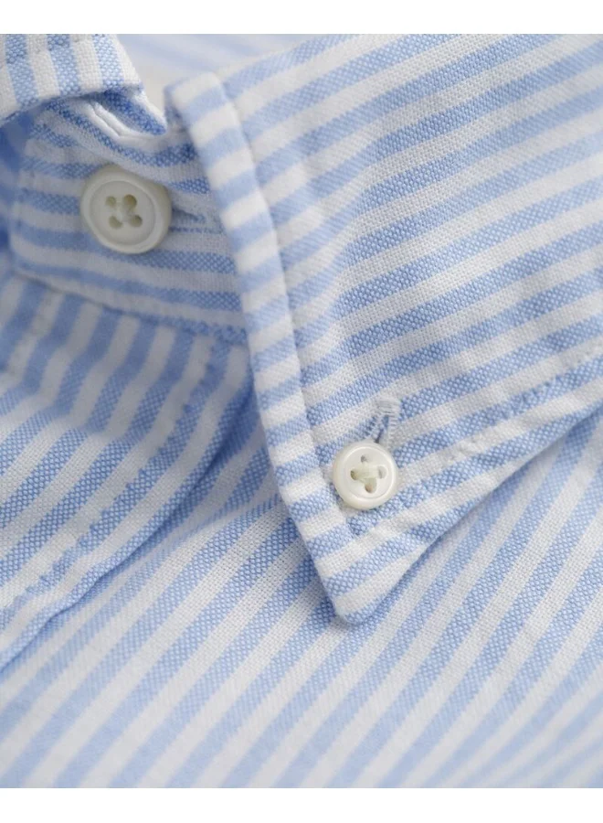 غانت Gant Regular Fit Banker Stripe Classic Oxford Shirt