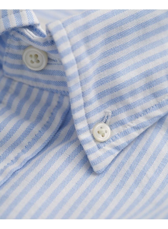 Gant Regular Fit Banker Stripe Classic Oxford Shirt - Image 4