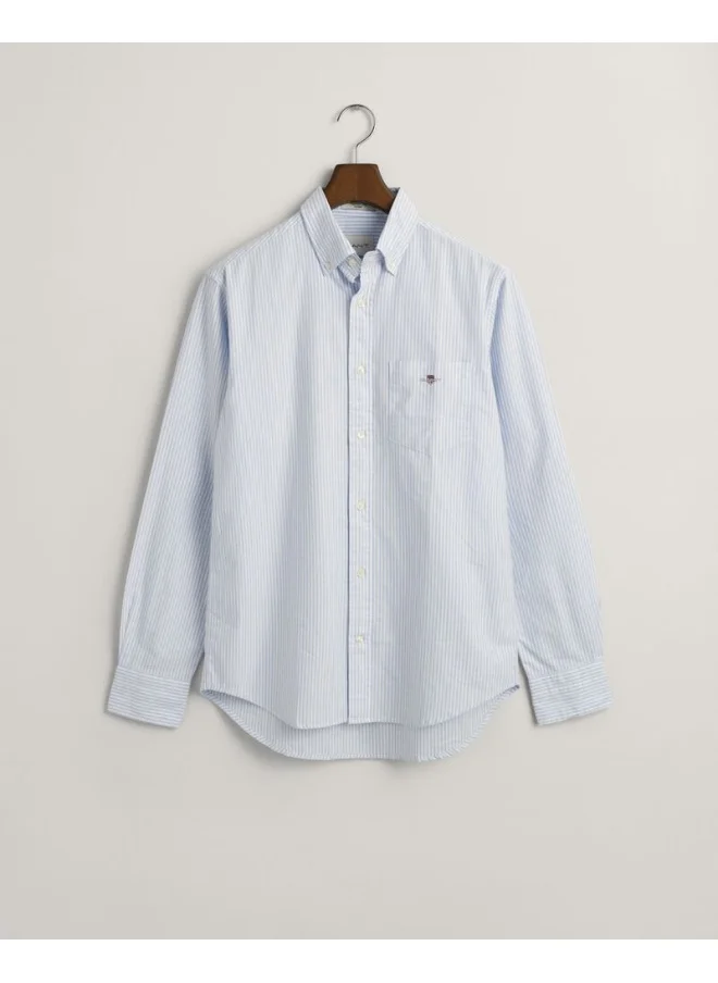 GANT Gant Regular Fit Banker Stripe Classic Oxford Shirt