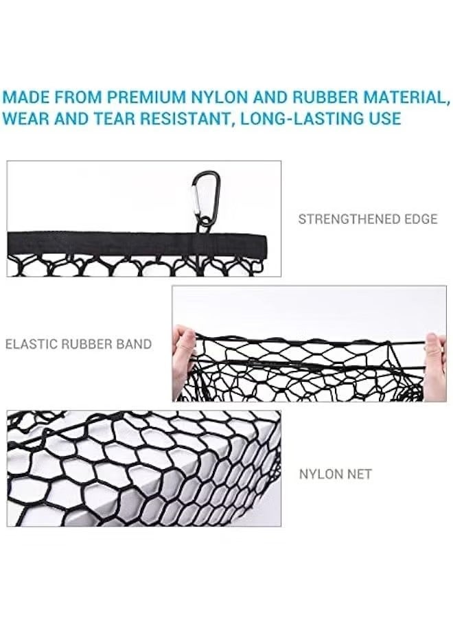 Cargo Net Organizer for Truck Bed Storage, Elastic Mesh Divider Compatible with Chevy Silverado and Ford F150 F250, 49x15.2 Inch - Image 4