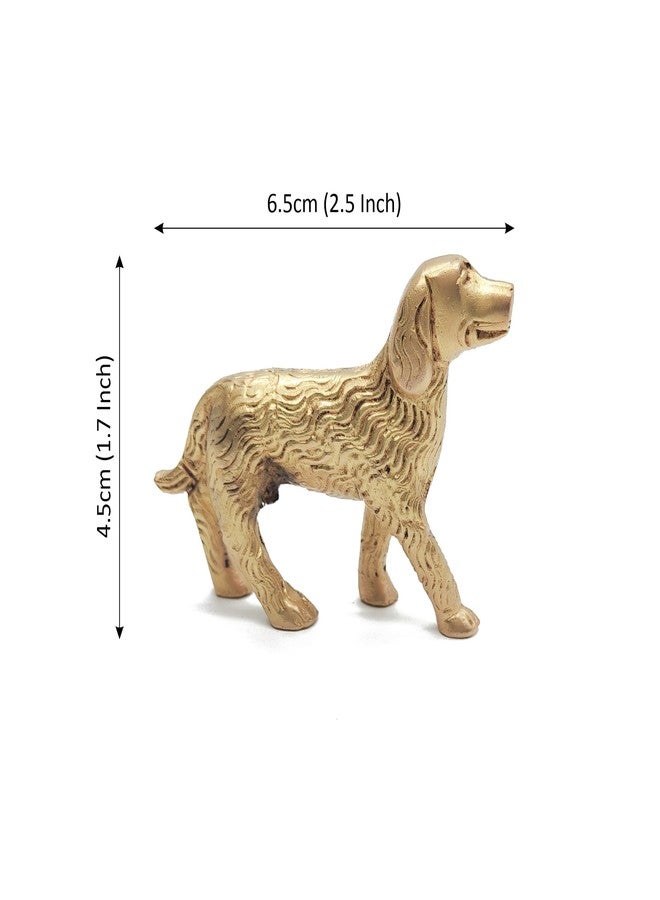 TORPPEZA Brass Animal Dog Sculpture Statue Handcrafted Decorative Showpiece Idol for Home, Office Décor (Size : 6.5cm Height | Weight : 98gm Approxe) - Image 5