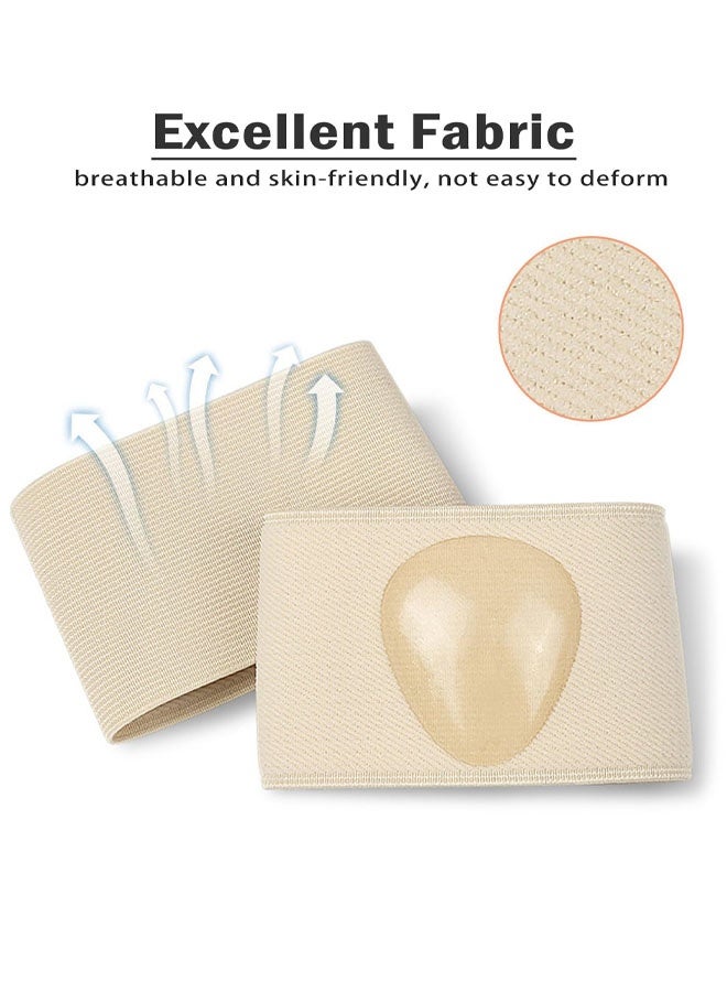 زوجان من أربطة دعم قوس القدم، وجوارب داعمة لقوس القدم لتخفيف آلام القدم المسطحة مع وسادات جل، وكم داعم لقوس القدم للعناية بالقدمين للنساء والرجال - Image 3