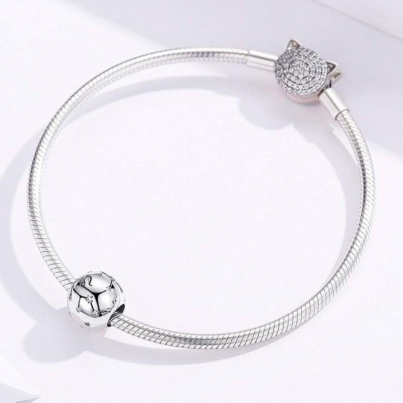 LAMOONY Constellation Charm 925 Sterling Silver Birthday Charm Anniversary Charm Love Charm Faith Charm for Pandora Charm Bracelet - Image 5
