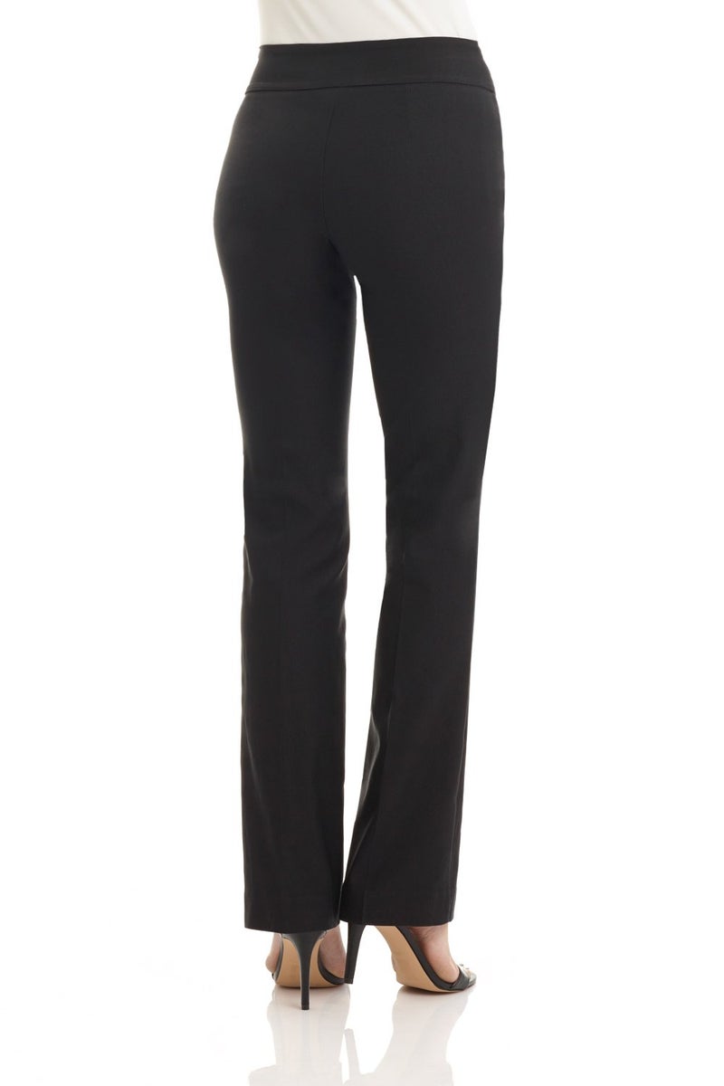 Rekucci Womens Ease into Comfort Stretchy Business Casual Bootcut Pull-On Everyday Office Pant in Regular/Tall/Petite Sizes (2, Black) - Image 3