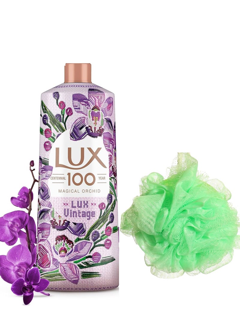Lux Lux Magical Orchid Lux Vintage Body Wash 500 Ml + Lofa Multi Color 