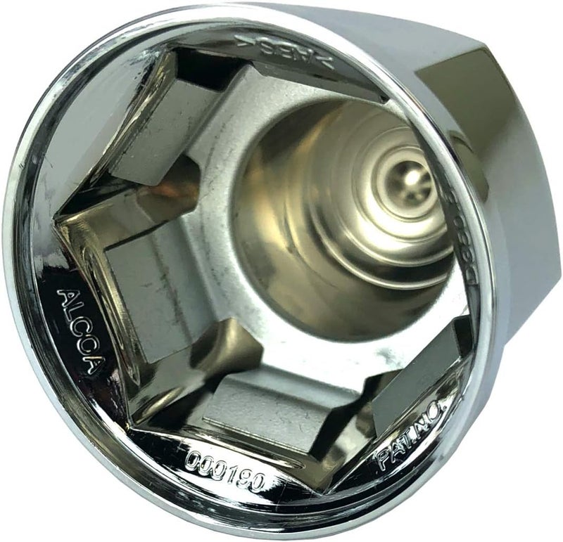 Alcoa 10 1 1/16 Push On Hex Flange Hug A Lug Nut Covers with Interior Metal Clip - Image 3