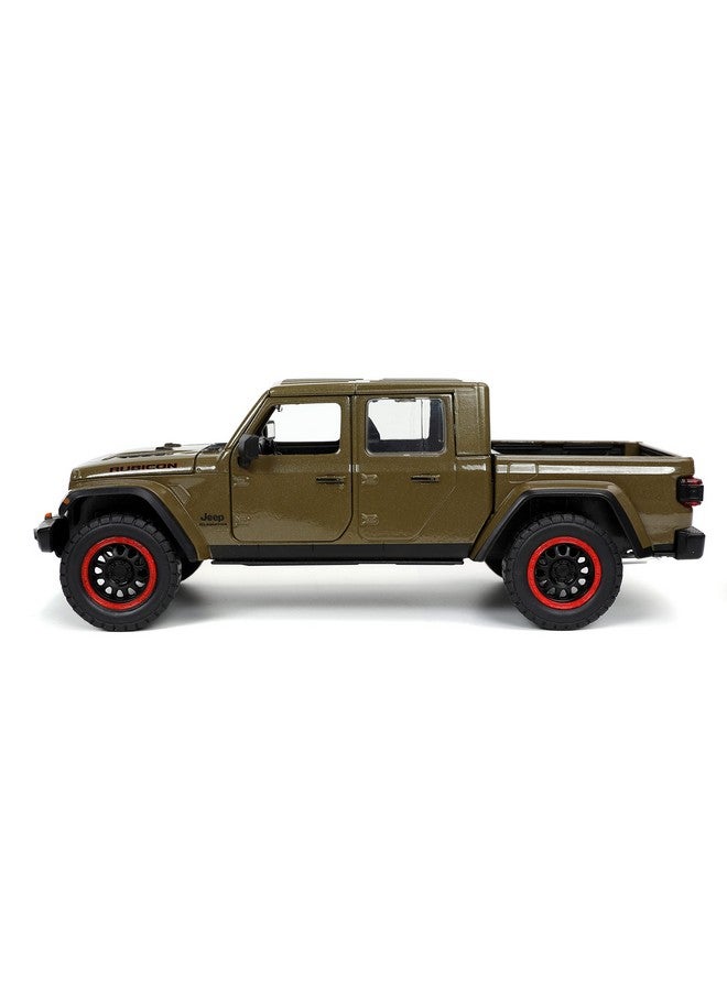 Jada Toys Just Trucks 1:24 2020 Jeep Gladiator Die-cast Car Brown with Tire Rack, Toys for Kids and Adults  - Image 5