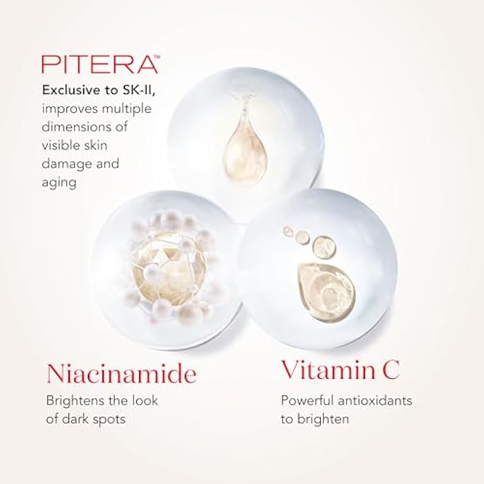 SK-II Brightening Face Mask - Derm Revival Sheet Mask to Improve Radiance, Skin Texture & Dark Spots - Enriched with PITERA, Vitamin C & Niacinamide (10 Count) - Image 4