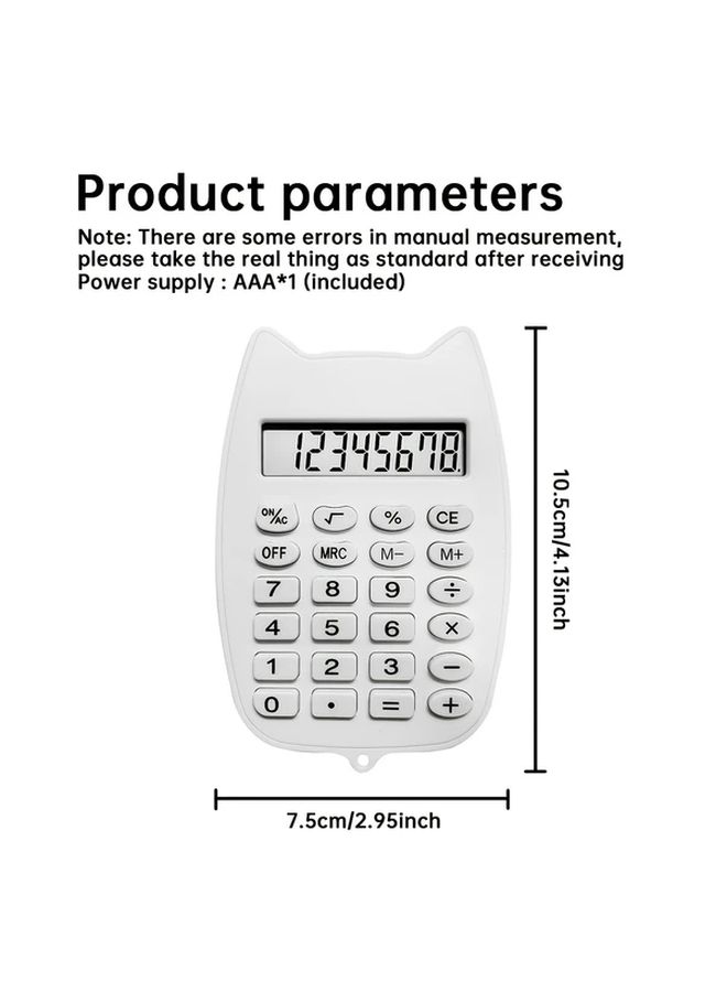 Cute Mini Blue Calculator Small Multifunctional Device For Kids - Image 2
