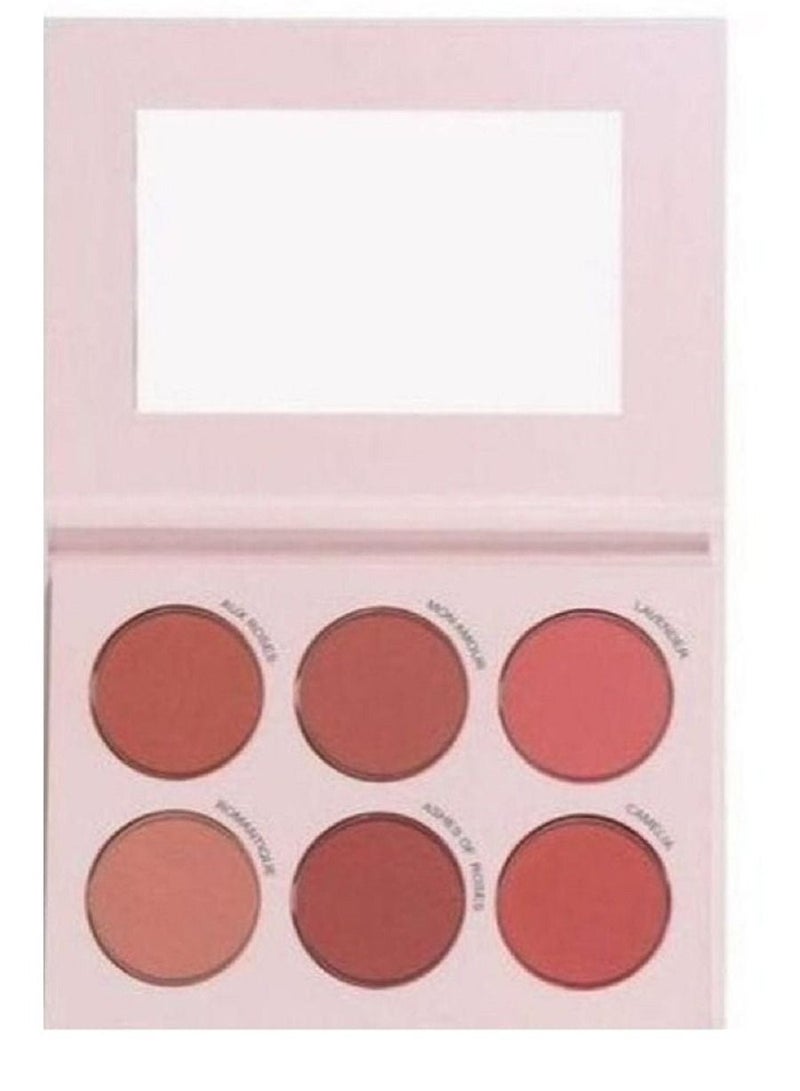 Love Me 6 Colors Blush Palette - Image 1
