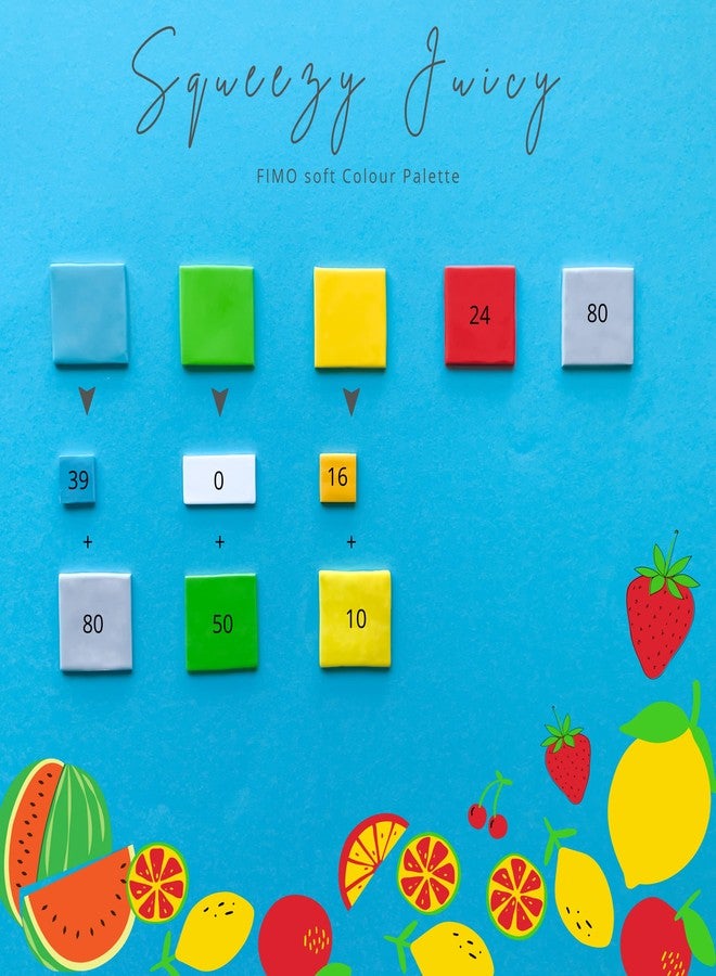 FIMO طين النمذجة البوليمرية FIMO Soft & Effect - 57 جرام - مجموعة من 8 - مجموعة سكويسي جوسي - Image 3