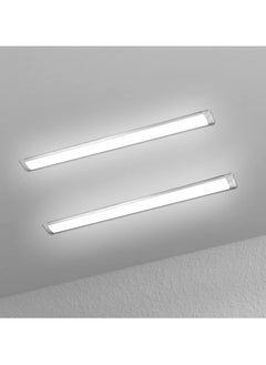 إسنكو 2 عبوة من مصابيح LED Batten بطول 2 قدم، 20 وات، ضوء النهار 6500 كلفن، تركيب منخفض الارتفاع على الحائط أو السقف، مناسب للمنزل/ورشة العمل/المكتب/المدرسة/المطعم (2 قدم)  - Image 1