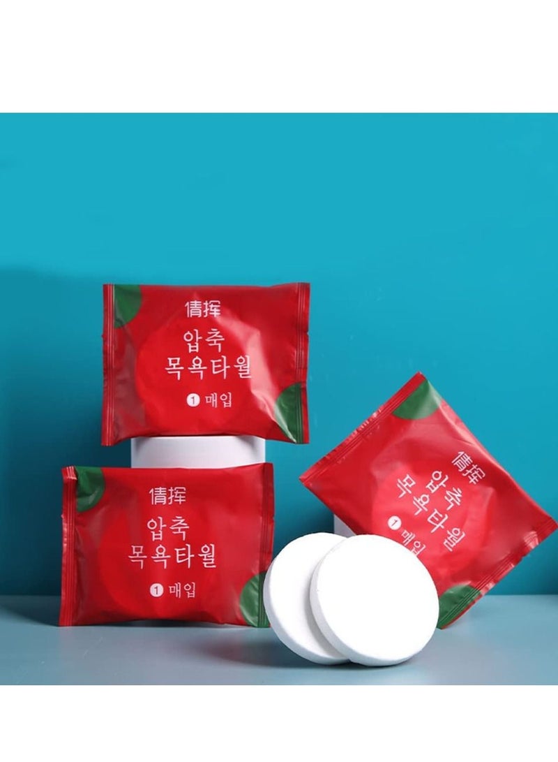 Suntown Disposable Bath TowelThicker Style Magic Compressed Bath Towel Large Size Portable Bath Washcloth Reusable for Travel Camping Hiking Outdoor Sports Beauty Salon27.6in*55in 5 Pieces - Image 1