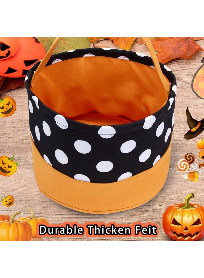Halloween Trick Or Treat Bags Halloween Candy Buckets Fabric Tote Gift Bags For Halloween Parties…  - Image 4