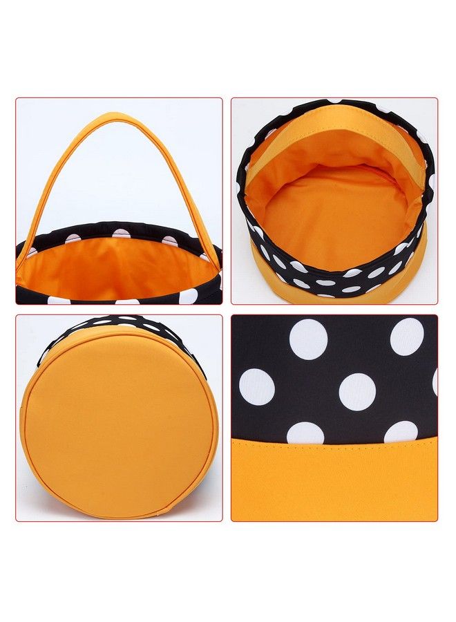 Halloween Trick Or Treat Bags Halloween Candy Buckets Fabric Tote Gift Bags For Halloween Parties…  - Image 3