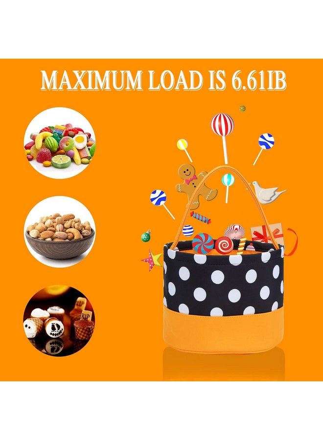 Halloween Trick Or Treat Bags Halloween Candy Buckets Fabric Tote Gift Bags For Halloween Parties…  - Image 5