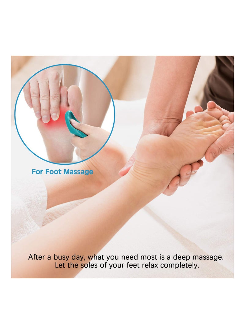 SYOSI 2 PCS Thumb Massage Saver, Deep Tissue Massage Tool Point Massager Set Handheld Pressure Point Massager Therapeutic Massage Aid Acupressure Point Stimulator Stress Reduction Tool for Gentle Point  - Image 3