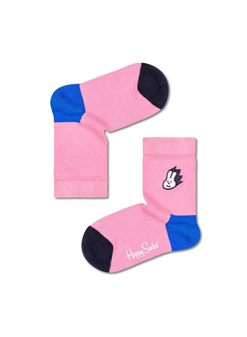 Happy Socks KIDS EMBROIDERY BUNNY SOCK