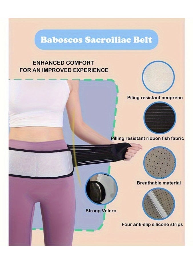 General Pelvic belt Special pelvic belt for postpartum abdominal belt women's crotch artifact compression belt help tighten the waist  - Image 3