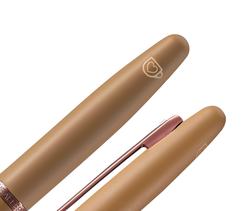 SHEAFFER قلم حبر VFM 9428 | إصدار القهوة بني مطفي مع تفاصيل PVD فاخرة | رأس رفيع | قلم متميز - Image 5