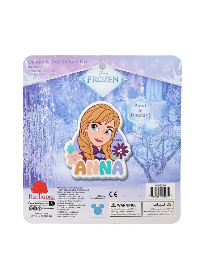 Disney Frozen Anna Doodle & Dab Deluxe Kit | Paint & Display | Art & Craft Kit | Age 3+ - Image 3
