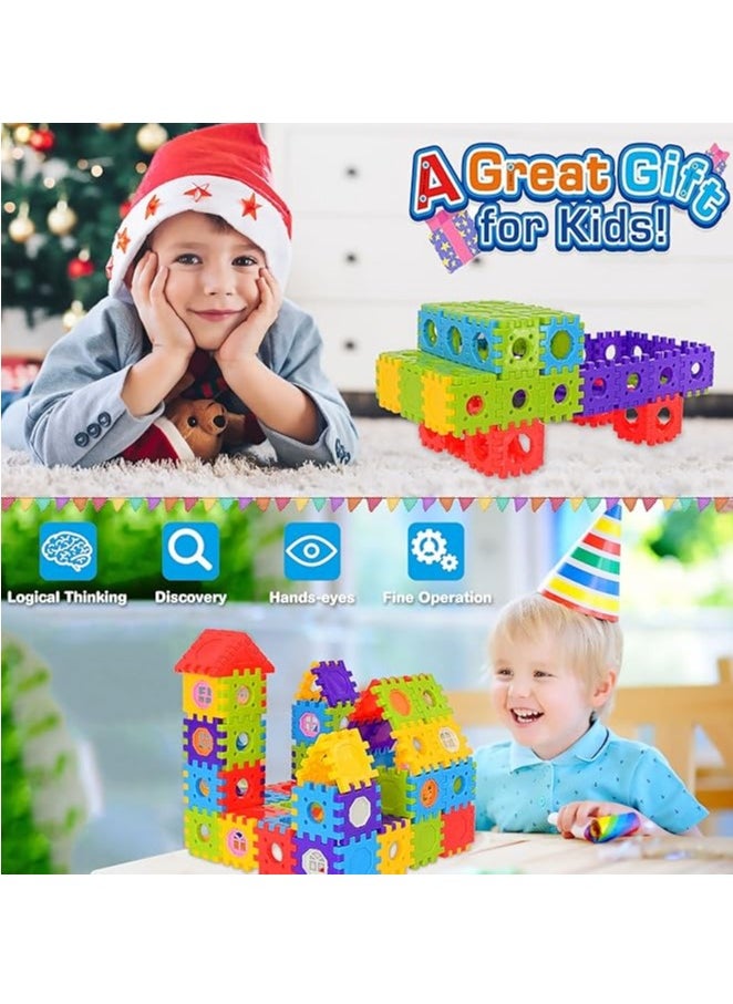 CHU DAI Building Blocks for Toddlers u0026 Kids 350 Pcs Toy Building Sets – STEM Building Toys –Interlocking Building Blocks for Toddlers and Kids  - Image 3