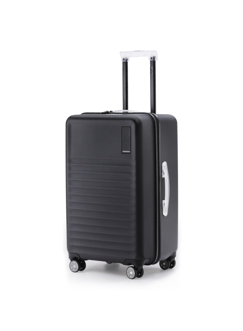 Mokobara The Aisle Trunk Check-In Luggage - Durable Polycarbonate Material | Money Moves, Black - Image 1