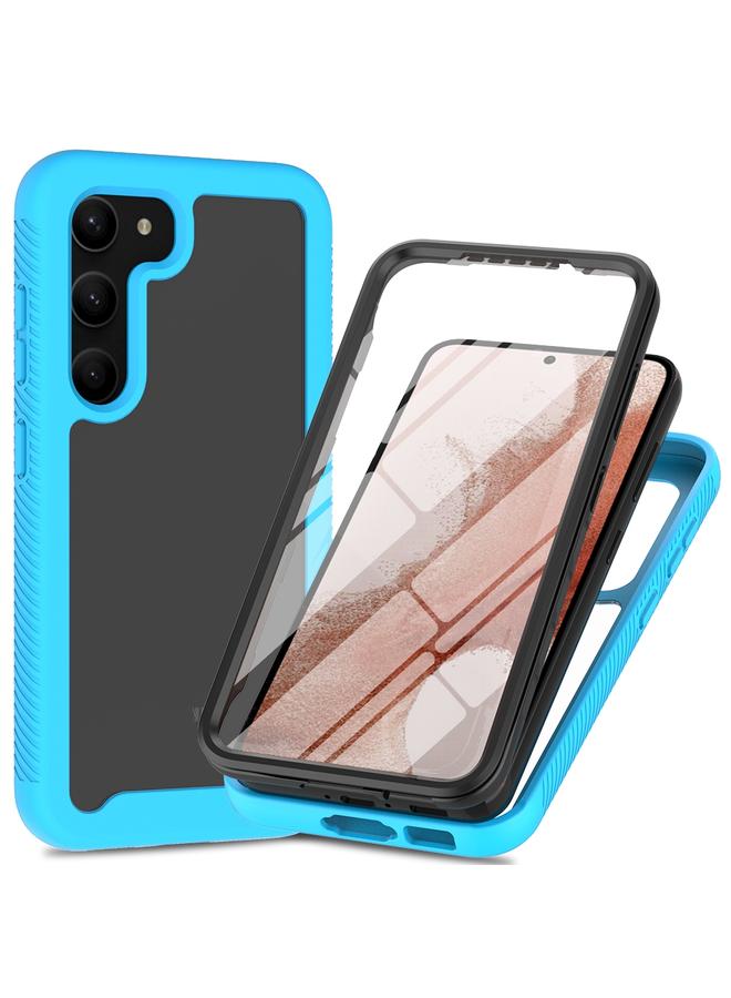 S-TOP Case For Samsung Galaxy S23 5G Two-layer Integrated Transparent TPU + PC + PET Protective Phone Case - Image 1