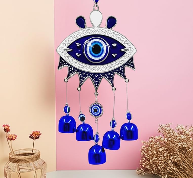 ARTISKRITI Evil Eye Hanging Nazar Suraksha Nazar Battu for Home Entrance Decoration, House Main Door Decor Hanging Decorative Items, Feng Shui Items for Good Luck - Image 1