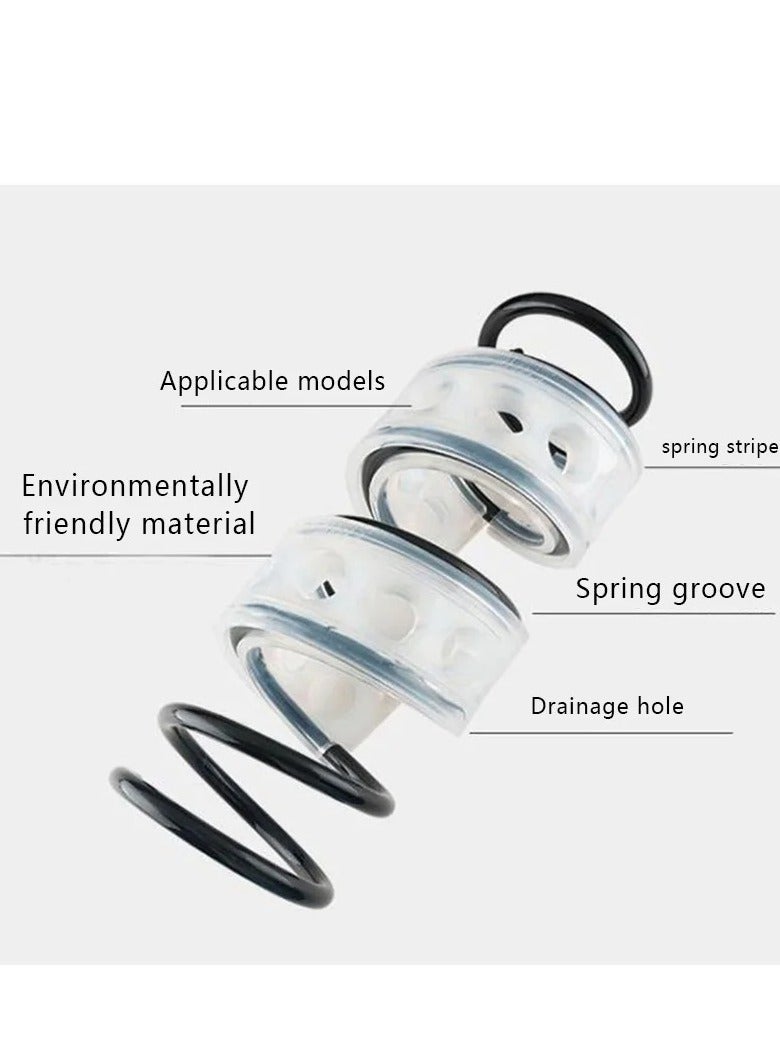 2 Pack Car Shock Absorber, Automotive Suspension Shock Absorber, Universal Car Shock Buffer Power Cushion  Coil Spring Spacer - Image 3