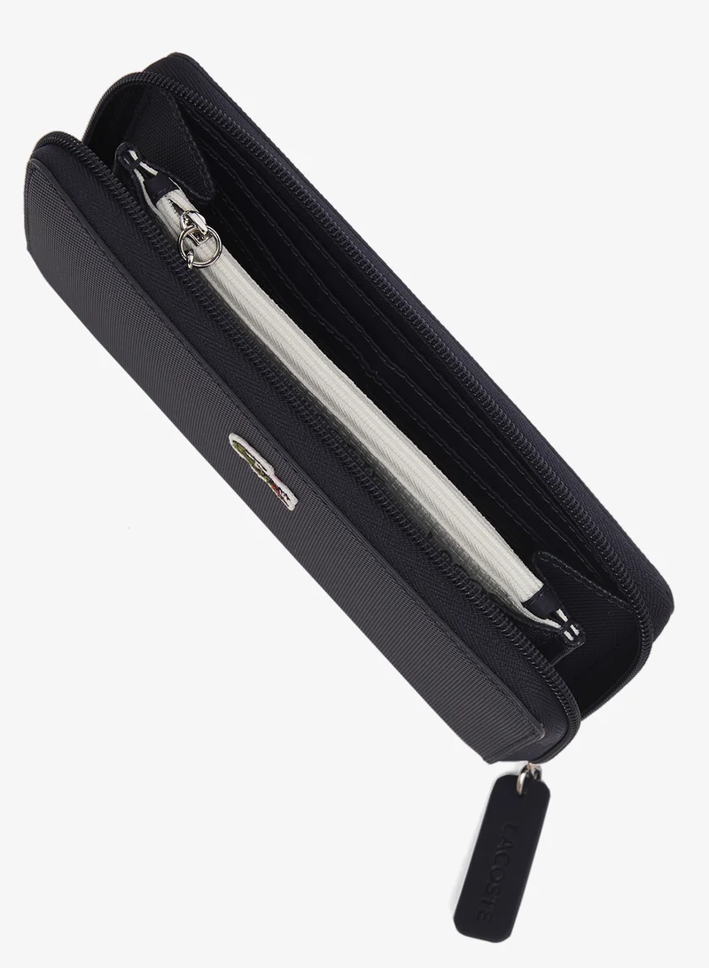 لاكوست محفظة طويلة بسحاب وشعار